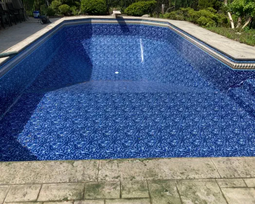 This liner is ready for water