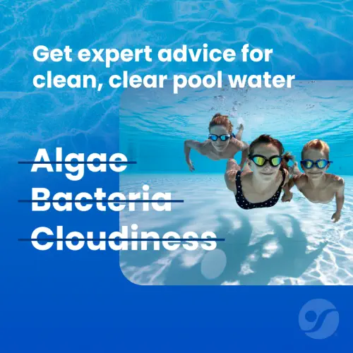 expert advise for clean, clear pool water